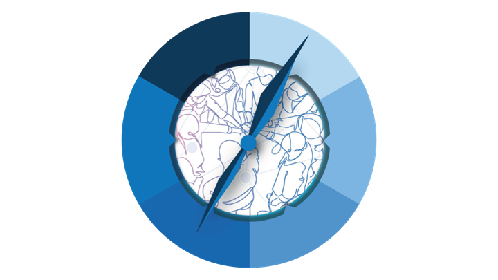 One Team Compass Team Compass Grafik, Weißer Hintergrund Ohne BG